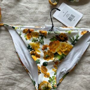 Onia Kate Bikini Bottom (yellow floral)